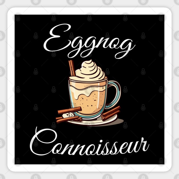 Eggnog Connoisseur Magnet by ThesePrints